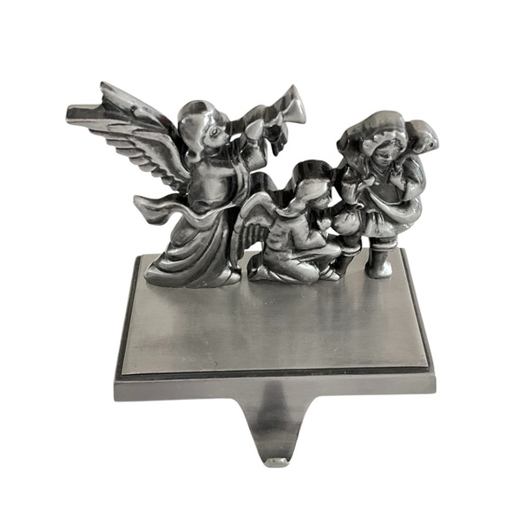 Vintage Stocking Hanger Christmas Angel Wall Hook - Picture 1 of 7